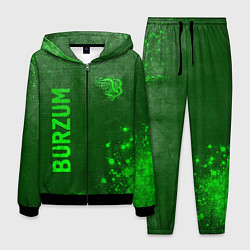 Костюм мужской Burzum - green gradient вертикально, цвет: 3D-черный