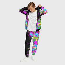 Костюм мужской Monster energy краски неоновые, цвет: 3D-черный — фото 2