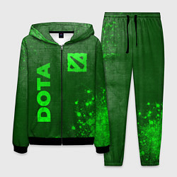 Мужской костюм Dota - green gradient вертикально