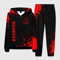 Костюм мужской Everton - red gradient вертикально, цвет: 3D-черный