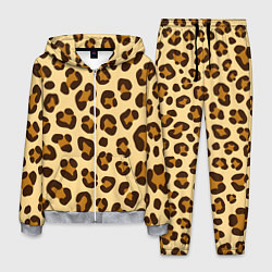 Мужской костюм Паттерн с пятнами леопарда