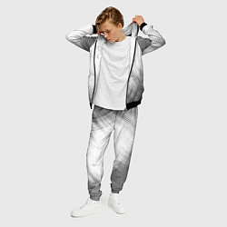 Костюм мужской A Silent Voice - white gradient вертикально, цвет: 3D-черный — фото 2