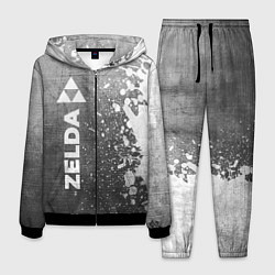 Костюм мужской Zelda - grey gradient по-вертикали, цвет: 3D-черный