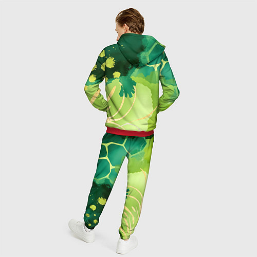 Мужской костюм Вдохновленный природой / 3D-Красный – фото 4