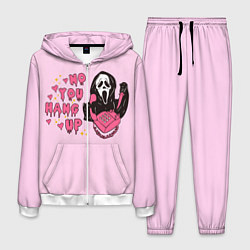 Костюм мужской Крик по телефону, цвет: 3D-белый