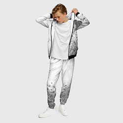 Костюм мужской Thirty Seconds to Mars - white gradient по-вертика, цвет: 3D-черный — фото 2