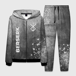 Костюм мужской Berserk - grey gradient вертикально, цвет: 3D-черный