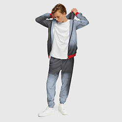 Костюм мужской Абстракция с серым и черным, цвет: 3D-красный — фото 2