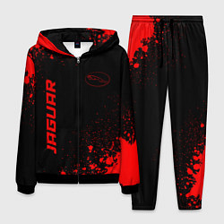 Костюм мужской Jaguar - red gradient вертикально, цвет: 3D-черный
