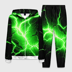 Мужской костюм Color green black