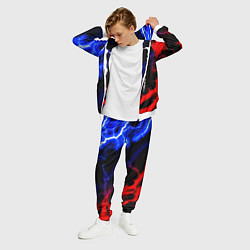 Костюм мужской Monster energy молнии неон, цвет: 3D-белый — фото 2