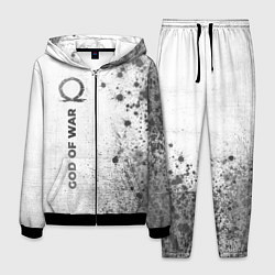Костюм мужской God of War - white gradient по-вертикали, цвет: 3D-черный
