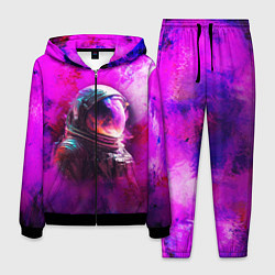 Костюм мужской Космонавт красочный, цвет: 3D-черный