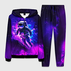 Мужской костюм Космонавт в неоновых облаках