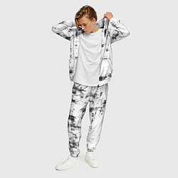 Костюм мужской Color black and white, цвет: 3D-белый — фото 2