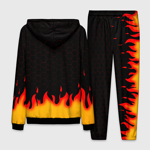 Мужской костюм AEK fire hexagon / 3D-Черный – фото 2