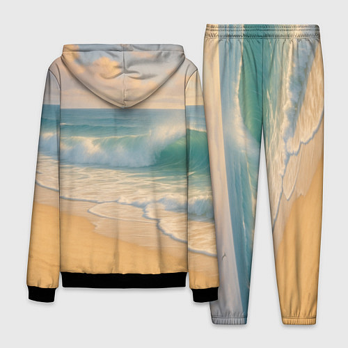 Мужской костюм Тралалеро тралала мем / 3D-Черный – фото 2