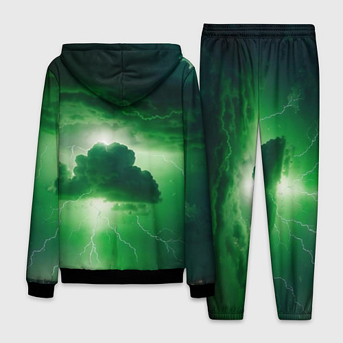 Мужской костюм Зелёный гром / 3D-Черный – фото 2