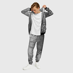 Костюм мужской Honda - grey gradient вертикально, цвет: 3D-черный — фото 2
