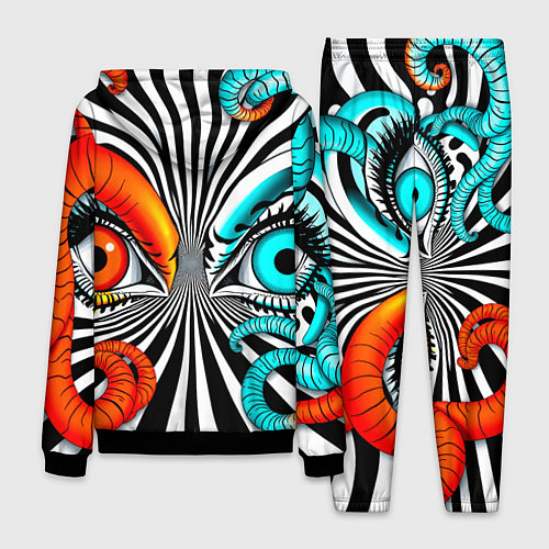 Мужской костюм Глаз и щупальца / 3D-Черный – фото 2