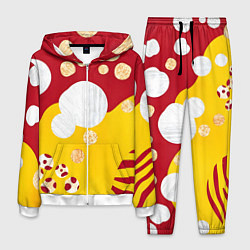 Костюм мужской Анималистичный паттерн, цвет: 3D-белый