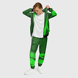 Костюм мужской Metallica - green gradient по-вертикали, цвет: 3D-черный — фото 2