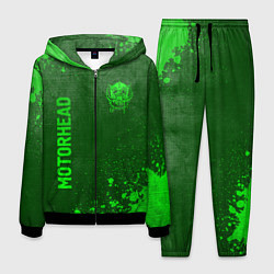 Костюм мужской Motorhead - green gradient вертикально, цвет: 3D-черный