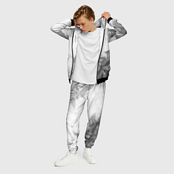 Костюм мужской Watch Dogs - white gradient вертикально, цвет: 3D-черный — фото 2