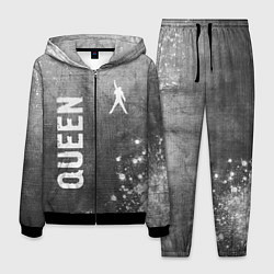 Костюм мужской Queen - grey gradient вертикально, цвет: 3D-черный