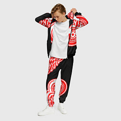 Костюм мужской Detroit Red Wings team, цвет: 3D-черный — фото 2