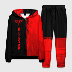 Костюм мужской The Last Of Us - red gradient по-вертикали, цвет: 3D-черный