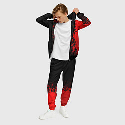 Костюм мужской FNAF - red gradient по-вертикали, цвет: 3D-черный — фото 2