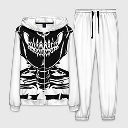 Костюм мужской Skeleton череп, цвет: 3D-белый