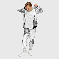 Костюм мужской Volkswagen - white gradient вертикально, цвет: 3D-черный — фото 2