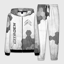 Костюм мужской Citroen - white gradient вертикально, цвет: 3D-черный