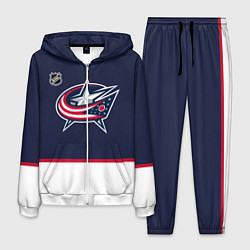 Костюм мужской Коламбус Блю Джекетс хоккей, цвет: 3D-белый