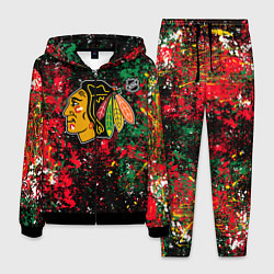 Мужской костюм Chicago Blackhawks NHL black