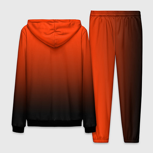Мужской костюм Анахайм Дакс - оранжевый градиент / 3D-Черный – фото 2