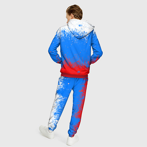 Мужской костюм Патриот - флаг / 3D-Красный – фото 4