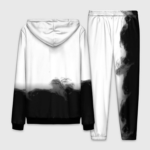 Мужской костюм Monster energy splash smoke / 3D-Черный – фото 2