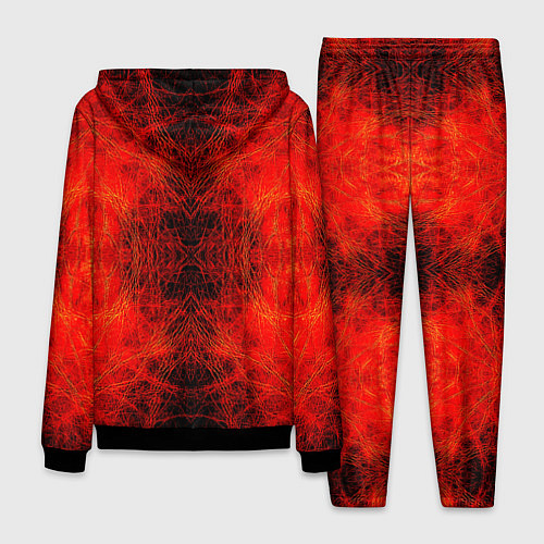 Мужской костюм Красно-черная кожа дракона / 3D-Черный – фото 2