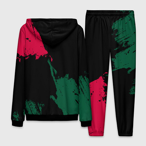 Мужской костюм Миннесота Уайлд - брызги краски / 3D-Черный – фото 2