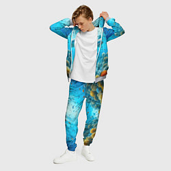 Костюм мужской Белая акула в коралловом рифе, цвет: 3D-меланж — фото 2