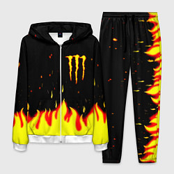Костюм мужской Monster energy fire steel, цвет: 3D-белый