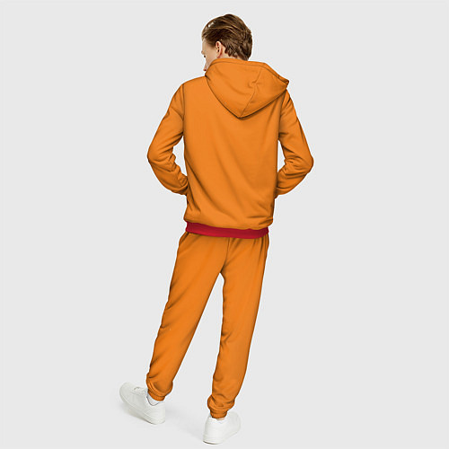 Мужской костюм Half-Life orange / 3D-Красный – фото 4