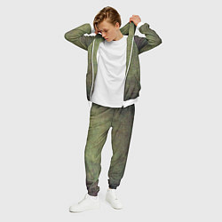 Костюм мужской Абстракция - old board painted with green paint, цвет: 3D-белый — фото 2