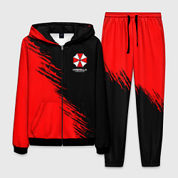 Костюм мужской Umbrella Corp - red and black, цвет: 3D-черный