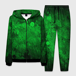 Костюм мужской Абстракция - green acid stains, цвет: 3D-черный