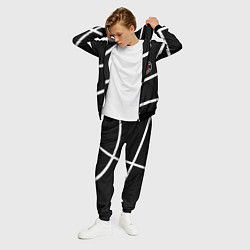 Костюм мужской Торонто Рэпторс - текстура мяча, цвет: 3D-черный — фото 2