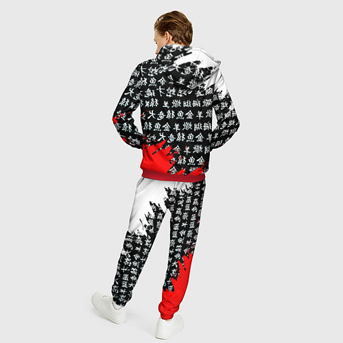 Мужской костюм Doom dark age japan / 3D-Красный – фото 4
